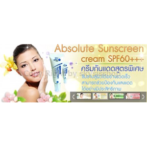 Absolute Sunscreen cream   SPF60+++  