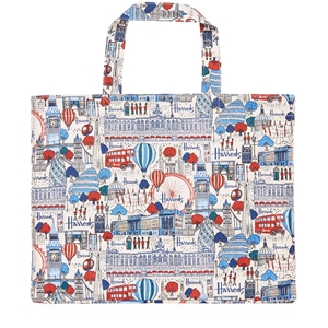 กระเป๋า Harrods Pretty City Grocery Shopper Bag แท้ 100%  