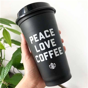 Starbucks Peach Love Coffee Reuseable cup 16oz.