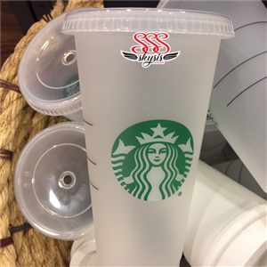 Starbucks Cold Cup 24oz/710ml. from USA พร้อมหลอด