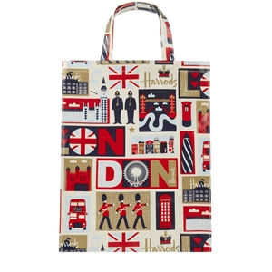 กระเป๋า Harrods Medium Iconic London Shopper Bag แท้ 100%  